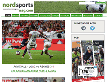 Tablet Screenshot of nordsports-mag.com